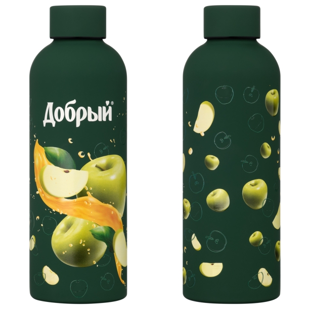 Термобутылка вакуумная герметичная Prima, зеленая (Изображение 4)