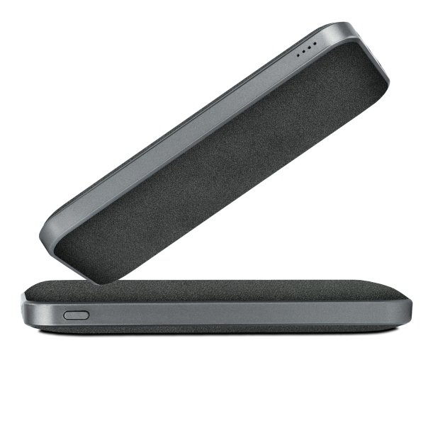 Внешний аккумулятор In Velour 10000 mAh, серый (Изображение 4)