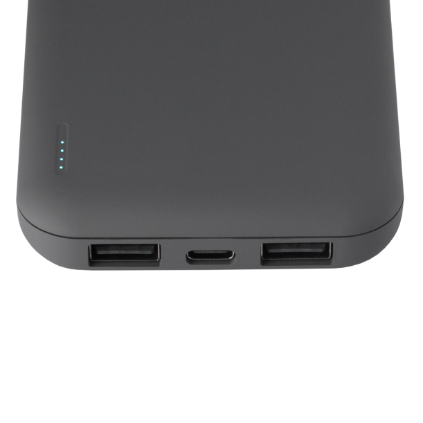 Внешний аккумулятор с подсветкой Luce 10000 mAh, серый (Изображение 5)