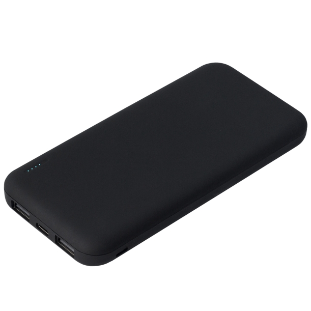 Внешний аккумулятор с подсветкой Luce 10000 mAh, черный (Изображение 1)