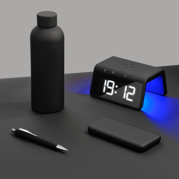 Внешний аккумулятор с подсветкой Luce 10000 mAh, черный (Изображение 7)