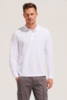 Рубашка поло с длинным рукавом Prime LSL, белая, размер S (Изображение 4)