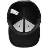 Бейсболка Snapback с прямым козырьком, черная (Изображение 4)