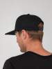 Бейсболка Snapback с прямым козырьком, черная (Изображение 6)