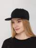 Бейсболка Snapback с прямым козырьком, черная (Изображение 7)