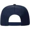 Бейсболка Snapback с прямым козырьком, темно-синяя (Изображение 3)