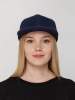 Бейсболка Snapback с прямым козырьком, темно-синяя (Изображение 5)