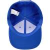 Бейсболка Snapback с прямым козырьком, ярко-синяя (Изображение 4)