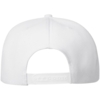 Бейсболка Snapback с прямым козырьком, белая (Изображение 3)