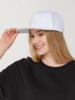 Бейсболка Snapback с прямым козырьком, белая (Изображение 5)