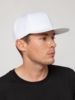 Бейсболка Snapback с прямым козырьком, белая (Изображение 7)