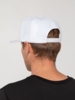 Бейсболка Snapback с прямым козырьком, белая (Изображение 9)