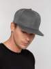 Бейсболка Snapback с прямым козырьком, серая (Изображение 5)