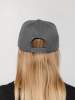 Бейсболка Snapback с прямым козырьком, серая (Изображение 8)