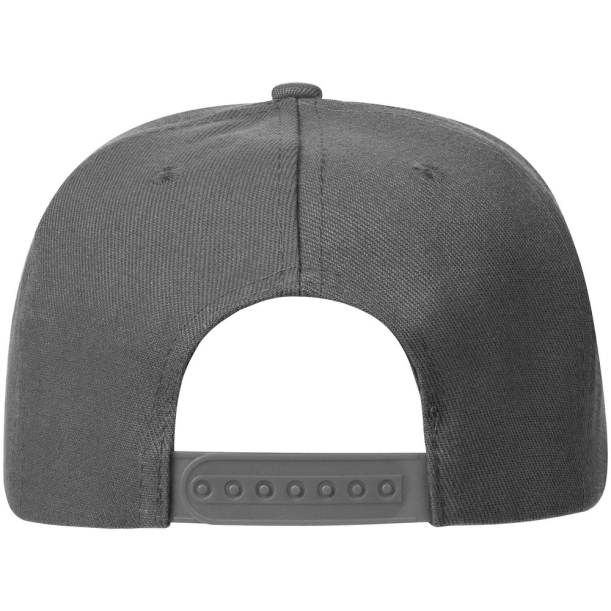 Бейсболка Snapback с прямым козырьком, серая (Изображение 3)
