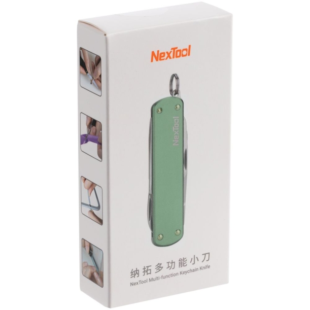 Нож-брелок NexTool Mini, зеленый (Изображение 3)