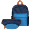 Поясная сумка детская Kiddo, синяя с голубым (Изображение 4)