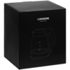 Электрический чайник Lumimore, стеклянный, серебристо-черный (Изображение 7)