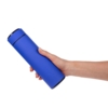 Смарт-бутылка с заменяемой батарейкой Long Therm Soft Touch, синяя (Изображение 7)