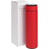 Смарт-бутылка с заменяемой батарейкой Long Therm Soft Touch, красная (Изображение 9)