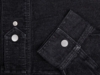 Куртка джинсовая O1, черная, размер XS/S (Изображение 4)