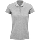 Рубашка поло женская Planet Women, серый меланж, размер M