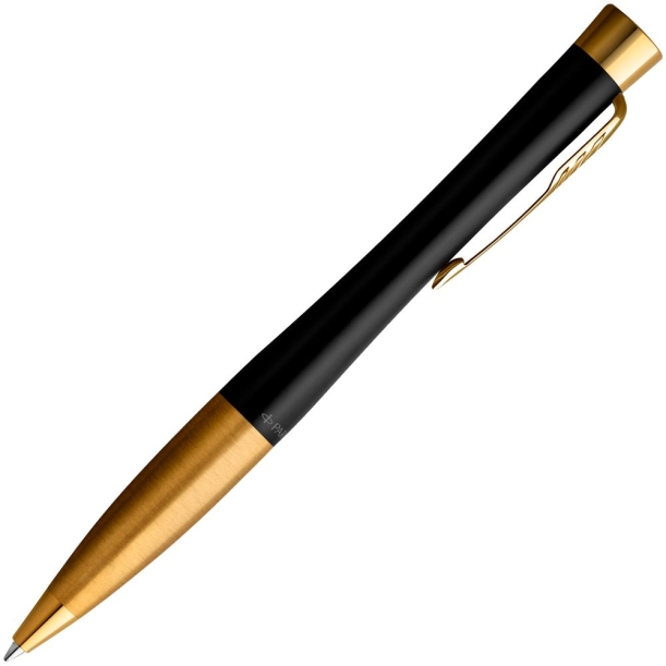 Ручка шариковая Parker Urban Twist Black GT (Изображение 2)