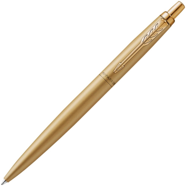 Ручка шариковая Parker Jotter XL Monochrome Gold, золотистая (Изображение 1)