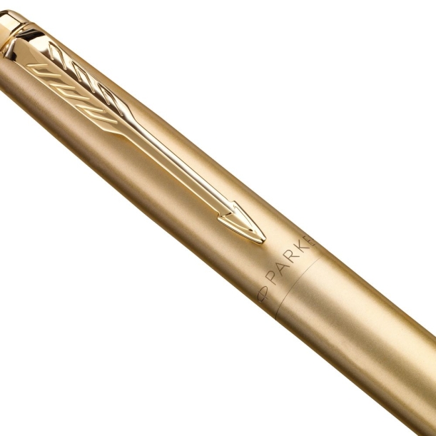 Ручка шариковая Parker Jotter XL Monochrome Gold, золотистая (Изображение 2)