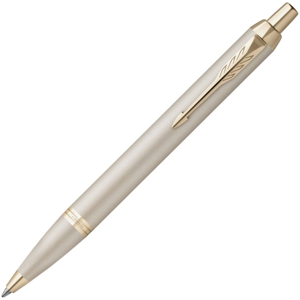 Ручка шариковая Parker IM Professionals Monochrome Champagne, золотистая (Изображение 1)