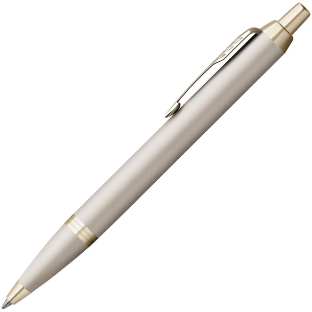 Ручка шариковая Parker IM Professionals Monochrome Champagne, золотистая (Изображение 2)
