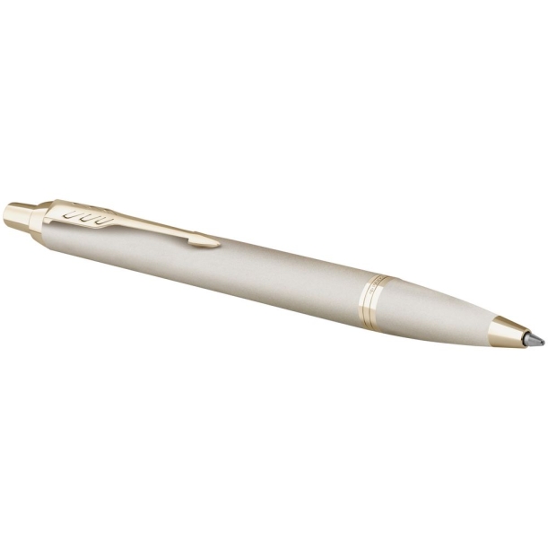Ручка шариковая Parker IM Professionals Monochrome Champagne, золотистая (Изображение 3)