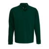 Рубашка поло оверсайз с длинным рукавом Heritage, зеленая, размер XS (Изображение 1)