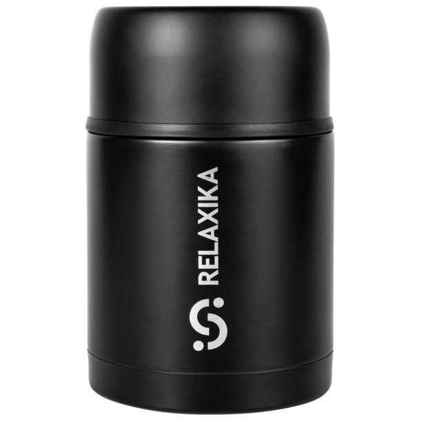 Термос для еды Relaxika 700, черный (Изображение 1)