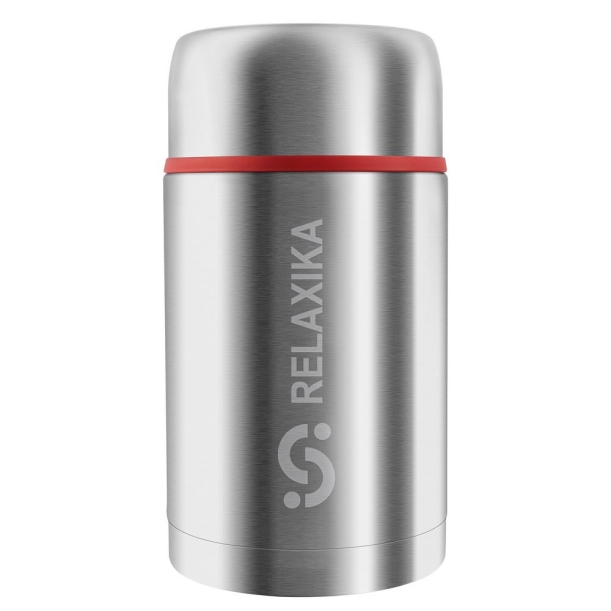 Термос для еды Relaxika 1000, стальной (Изображение 1)