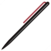 Шариковая ручка GrafeeX в чехле, черная с красным (Изображение 1)