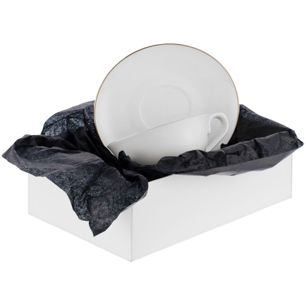 Декоративная упаковочная бумага Tissue, черная (Изображение 4)
