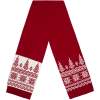 Шарф Elnik, красный с молочно-белым (Изображение 2)