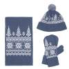 Варежки Elnik, серые с молочно-белым, размер L/XL (Изображение 3)