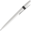 Ручка шариковая Prodir DS5 TSM Metal Clip, белая с серым (Изображение 3)
