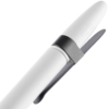 Ручка шариковая Prodir DS5 TSM Metal Clip, белая с серым (Изображение 6)