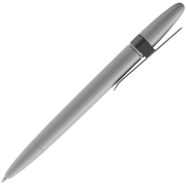 Ручка шариковая Prodir DS5 TSM Metal Clip, серая (Изображение 2)