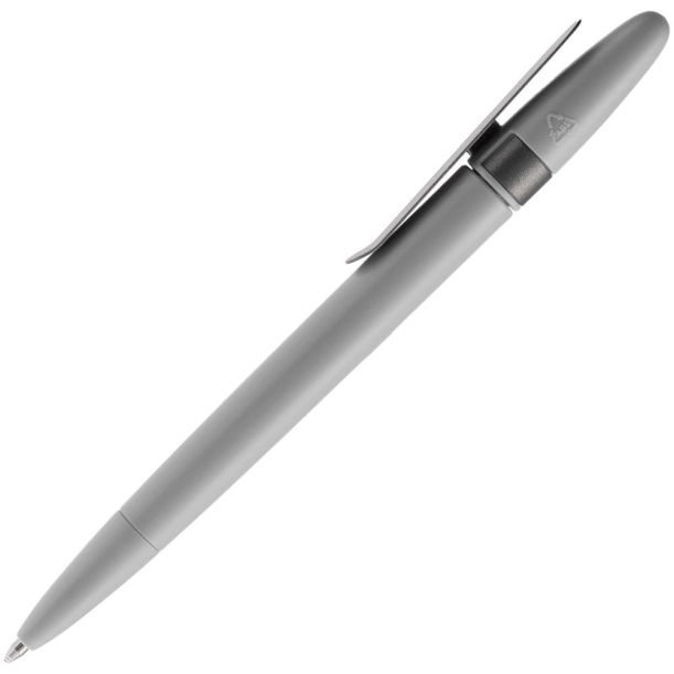 Ручка шариковая Prodir DS5 TSM Metal Clip, серая (Изображение 3)