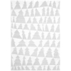 Плед «Танцующий лес», белый с серебром (Изображение 3)