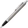 Ручка шариковая Parker IM Essential Stainless Steel CT, серебристая с черным (Изображение 1)