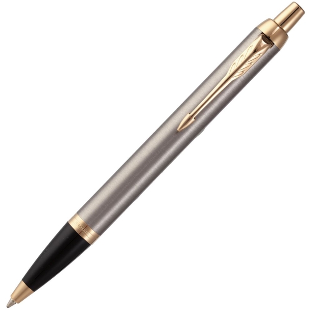 Ручка шариковая Parker IM Core K321 Brushed Metal GT M (Изображение 4)