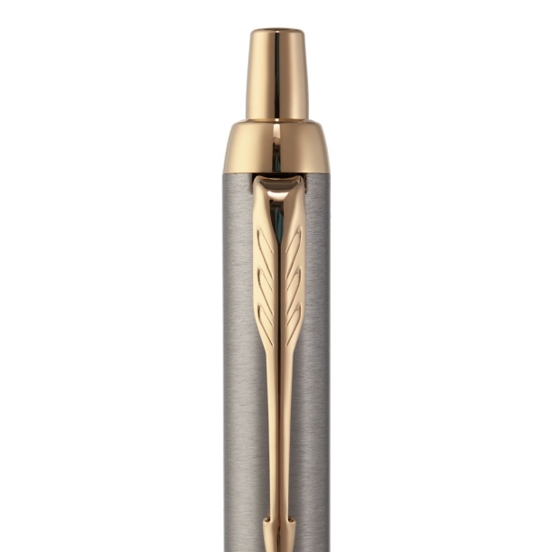 Ручка шариковая Parker IM Core K321 Brushed Metal GT M (Изображение 5)