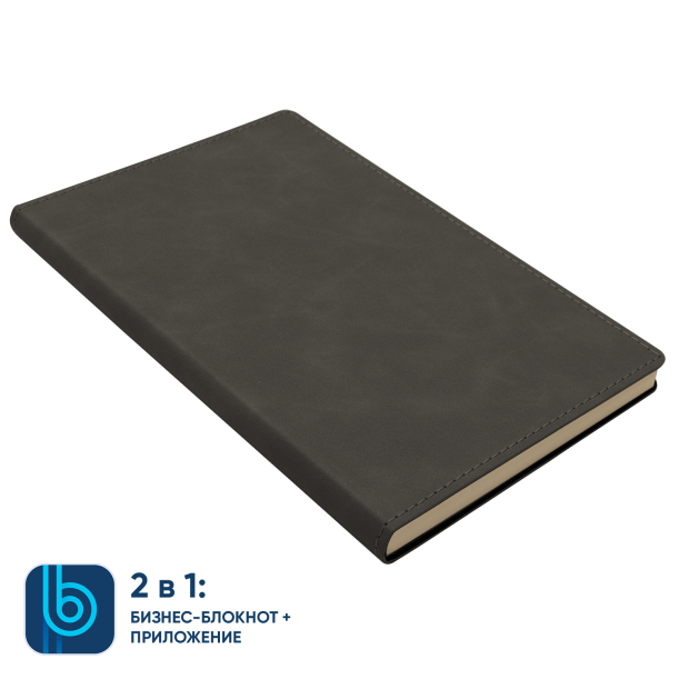 Бизнес-блокнот Bplanner.05 (серый) (Изображение 1)