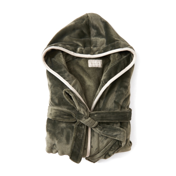 Банный халат VINGA Louis из rPET GRS, L-XL, унисекс, 350 г/м² (Изображение 1)