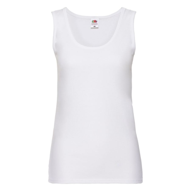 Майка женская "Lady-Fit Valueweight Vest", белый_L, 100% х/б, 160 г/м2 (Изображение 1)
